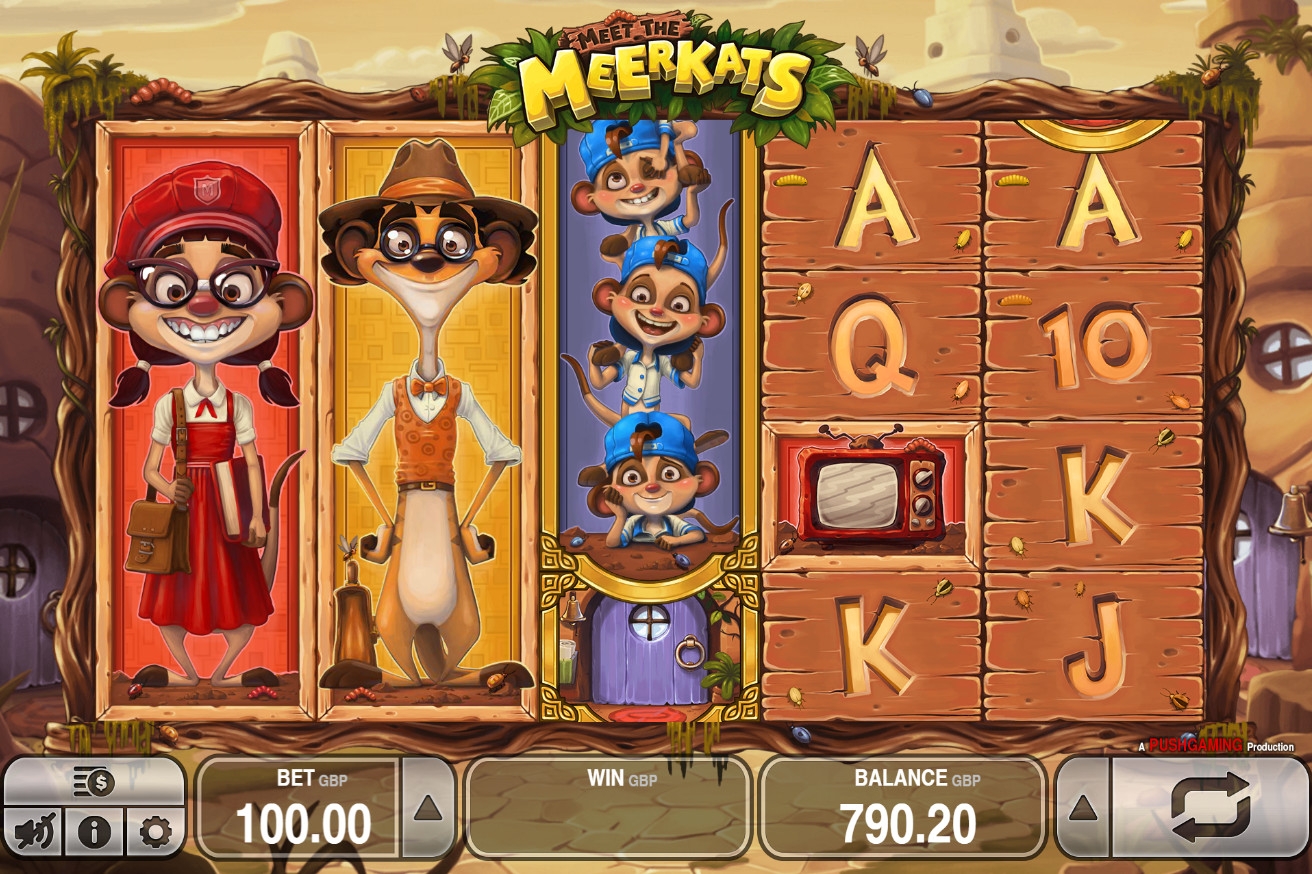 Анимационные слот-машины «Meet the Meerkats» в казино Pokerdom